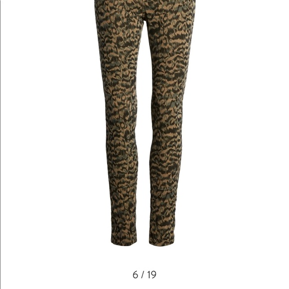 AG Farrah Vintage Leopard Skinny Ankle Corduroy Jean - Picture 6 of 14